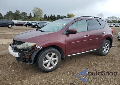 2009 Nissan Murano S from USA, damaged, VIN JN8AZ18U99W011889